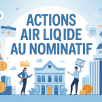 illustration processus actions air liquide au nominatif