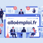 Illustration plateforme alloemploi.fr candidats recruteurs