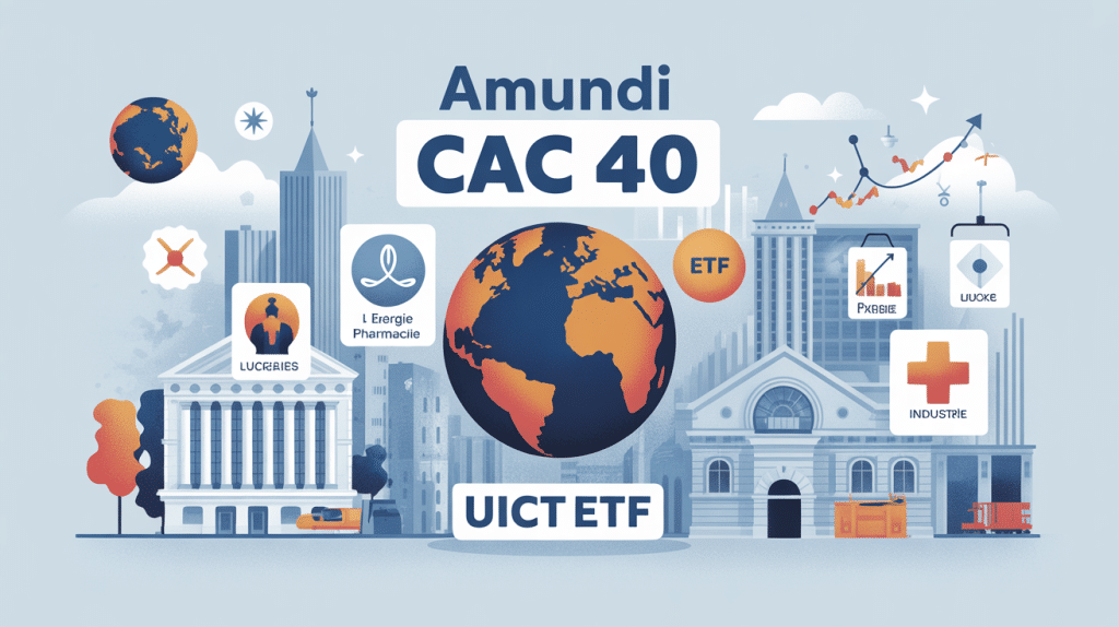 Illustration amundi cac 40 ucits etf acc grandes valeurs françaises