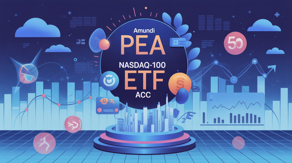 Illustration ETF amundi pea nasdaq-100 ucits etf acc investissement technologique