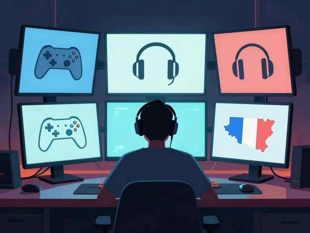 arsene76 silhouette streamer multi-écrans jeux