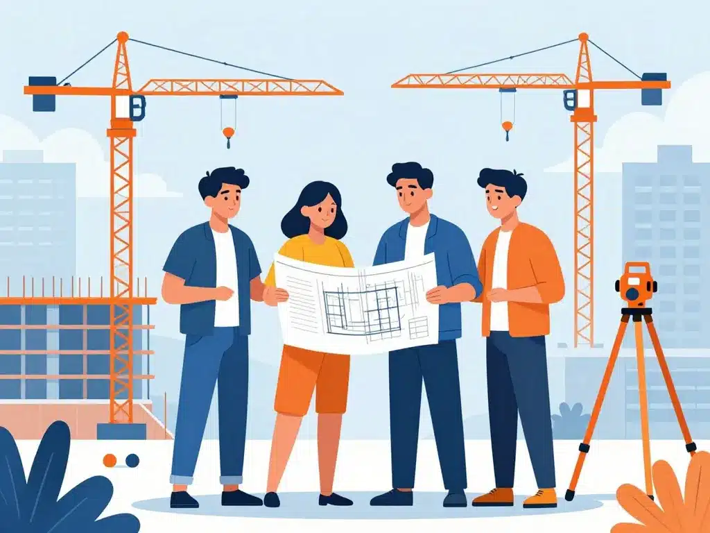 jeunes bts genie civil projet et plans blueprint