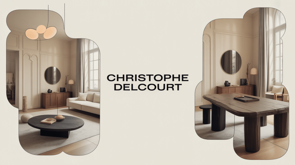 Portrait conceptuel meubles Christophe Delcourt sculptural