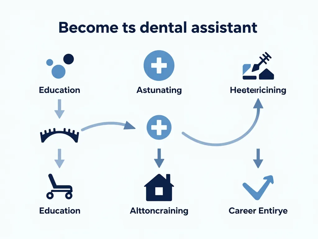 diagramme étapes comment devenir assistante dentaire
