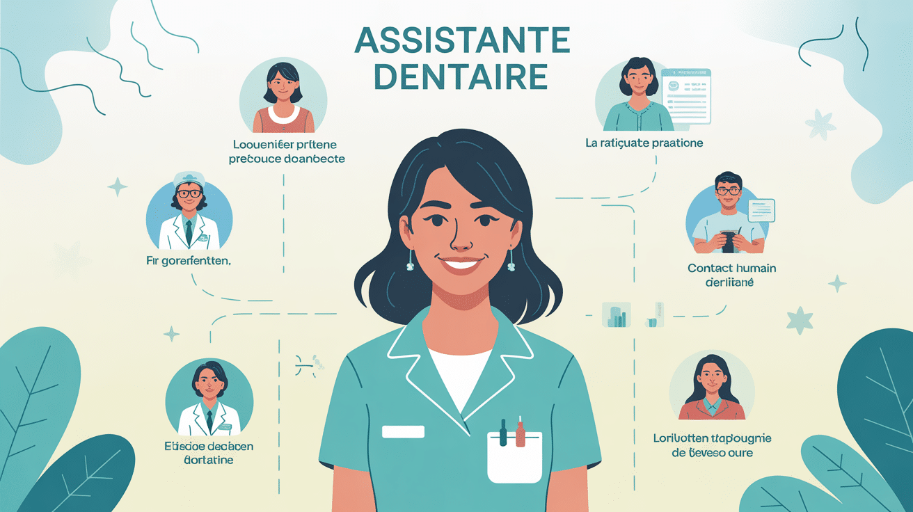 illustration parcours comment devenir assistante dentaire