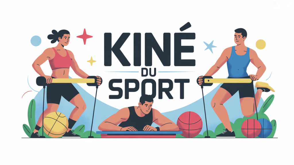 comment devenir kiné du sport illustration dynamique France