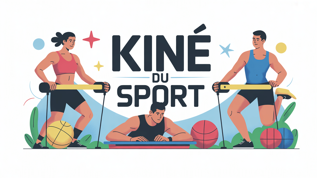 comment devenir kiné du sport illustration dynamique France