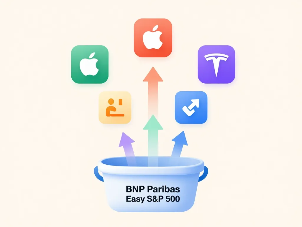 Schéma concept BNP Paribas Easy S&P 500 cours tracking ETF