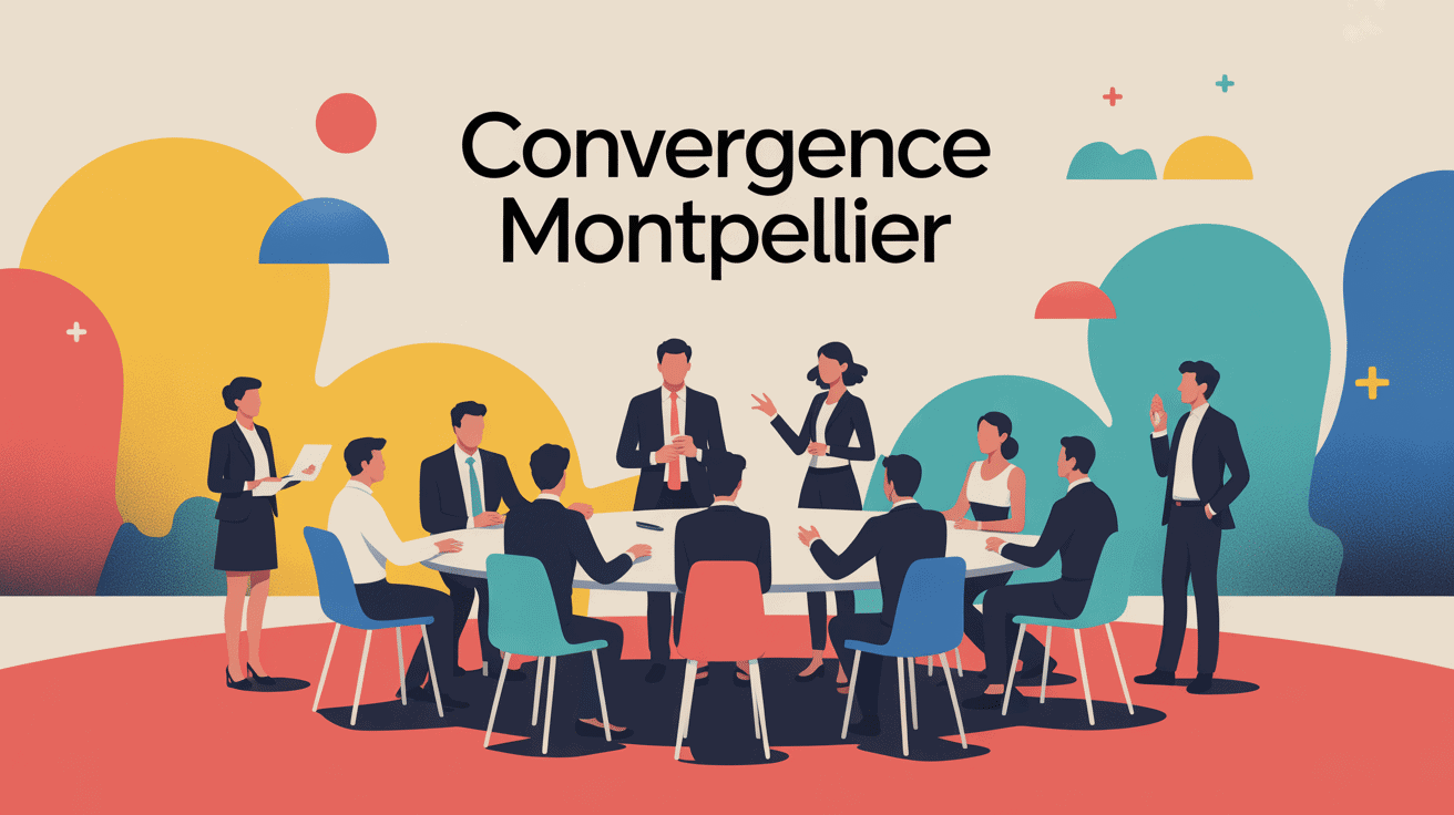 Illustration Convergence Montpellier réseau économique local