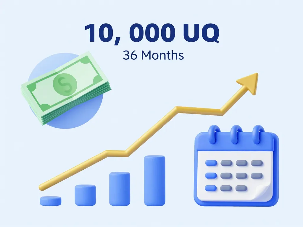 diagramme stylisé crédit 10000 euros sur 36 mois mensualités et coût