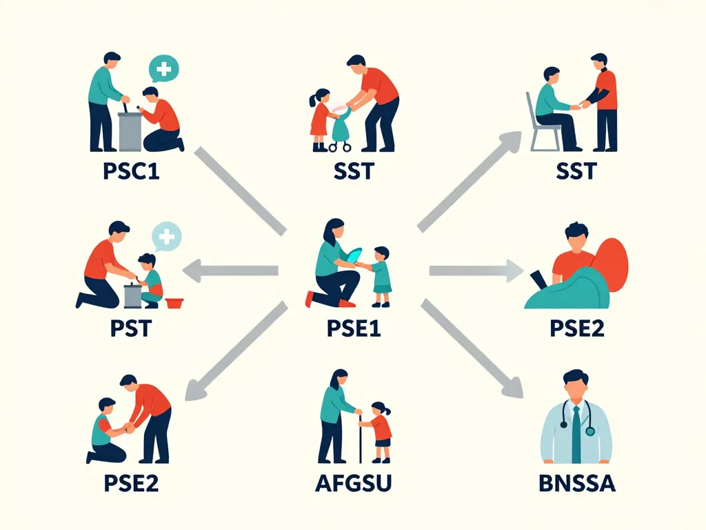 schéma diplome secourisme variété spécialisation