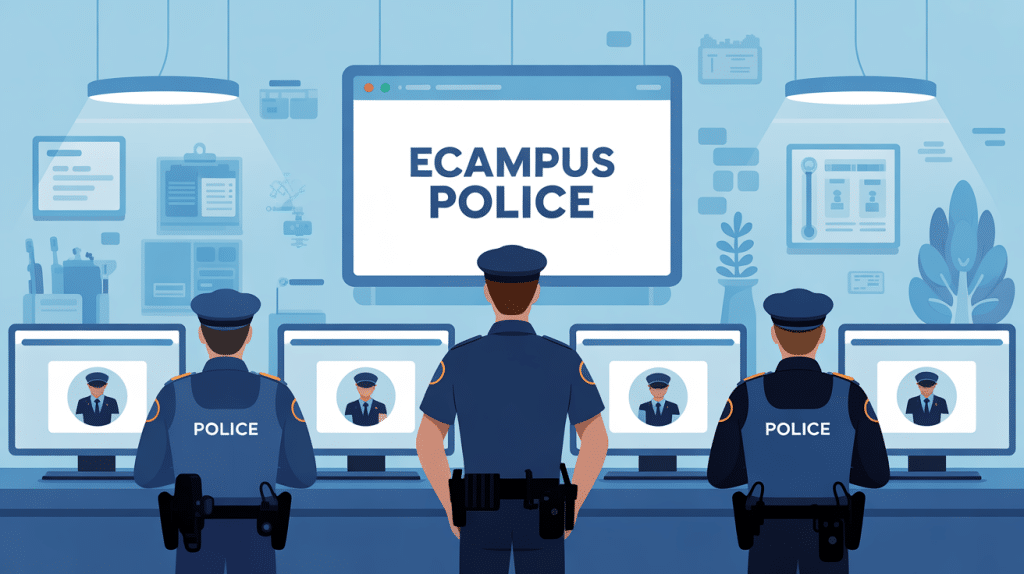 Illustration accès et formation ecampus police