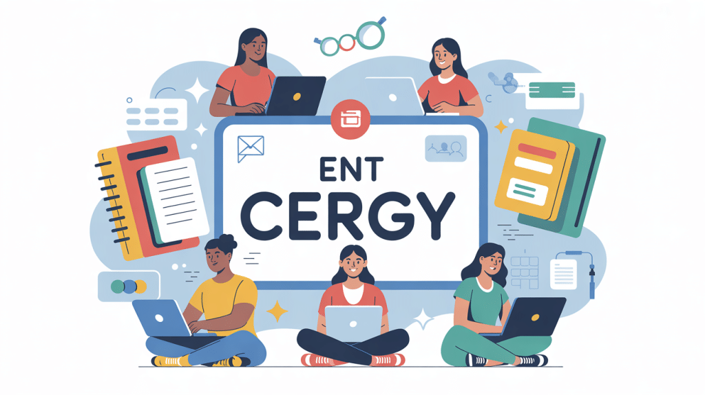 illustration ent cergy accès scolaire et collaboration