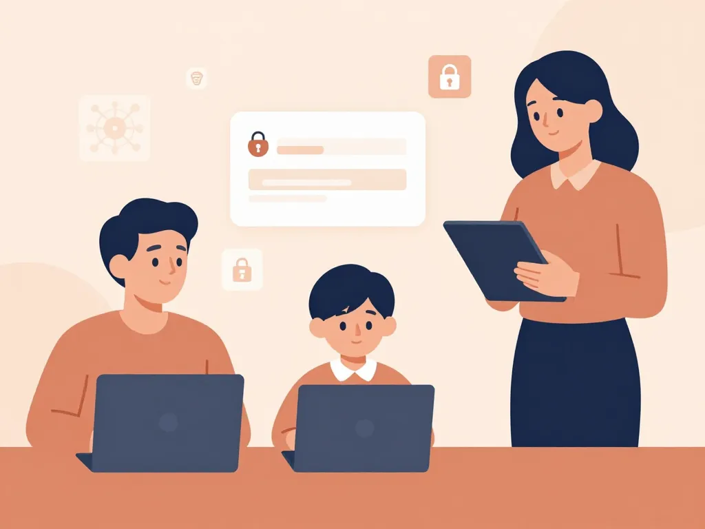 illustration connexion ent cergy étape et sécurité