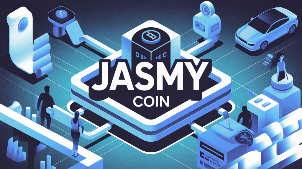 illustration jasmy coin crypto écosystème blockchain japonais