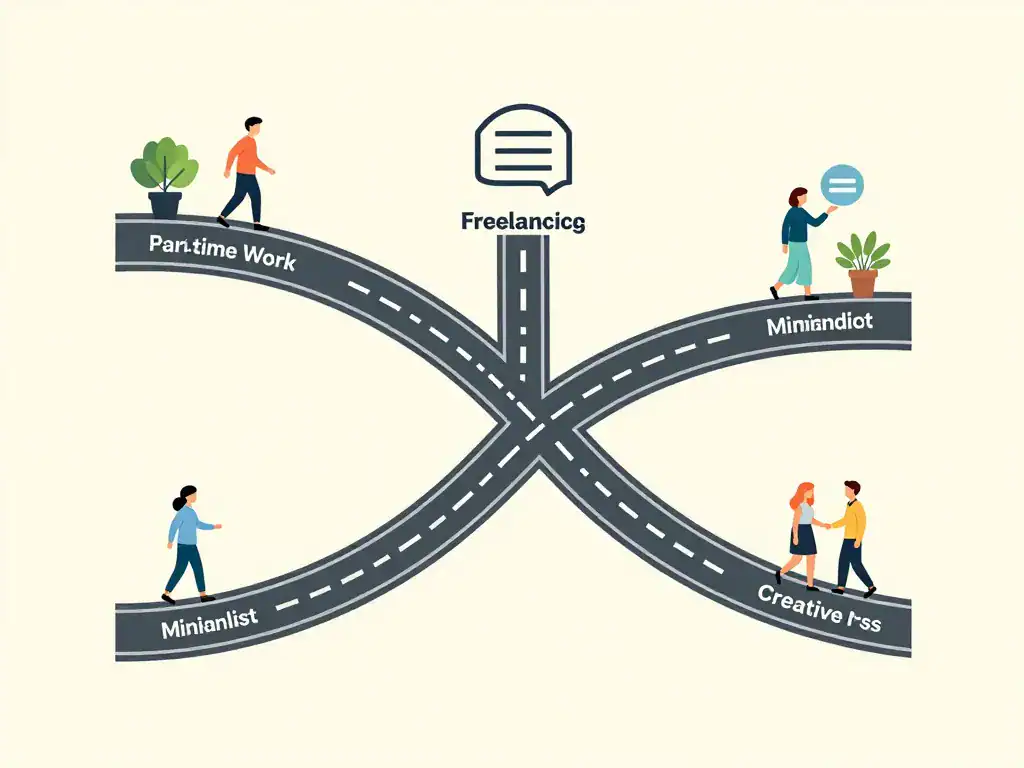 je ne veux plus travailler, alternatives au salariat, illustration options