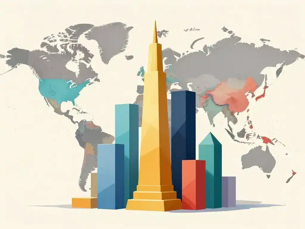 métaphore visuelle du classement 2025 des banques les plus riches du monde