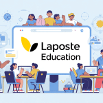Interface Laposte Education numérique pour élèves et enseignants