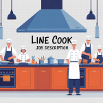 Illustration cuisine professionnelle line cook job description