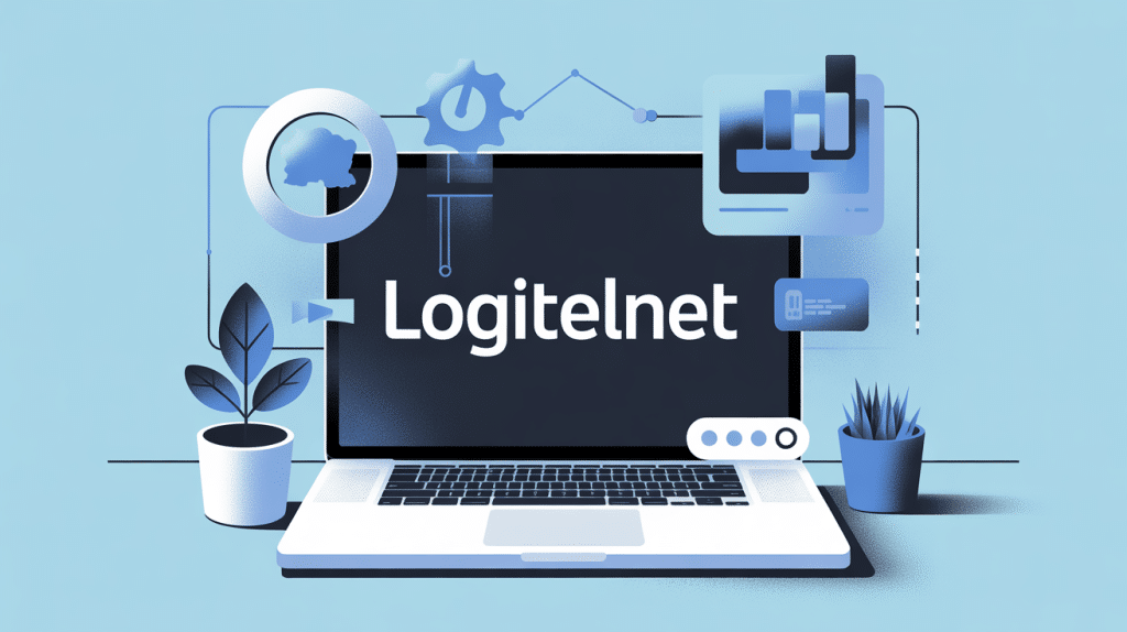 illustration logitelnet ordinateur professionnel