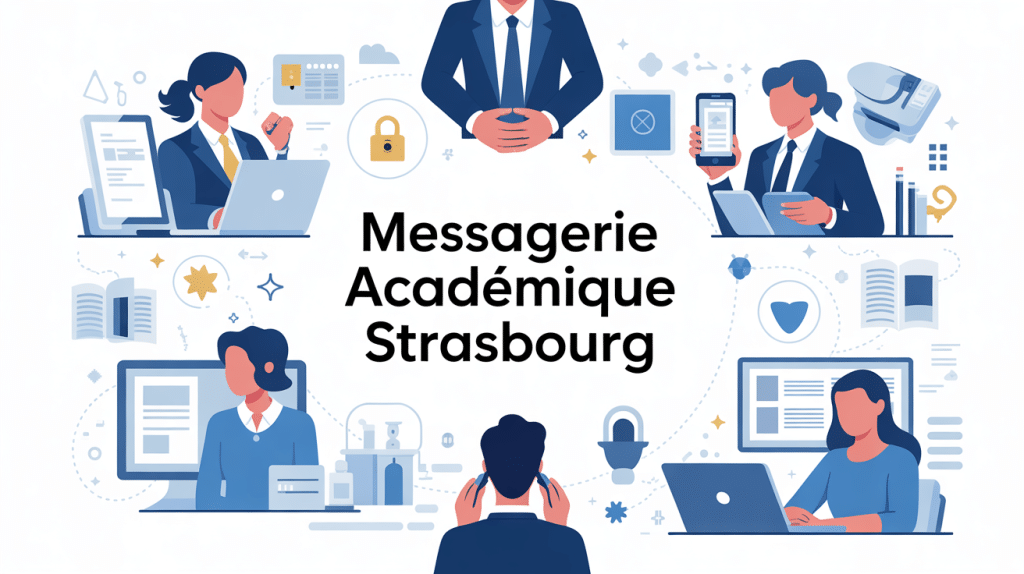 illustration thématique messagerie académique strasbourg