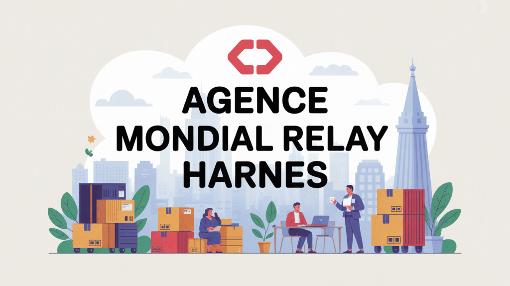 illustration agence mondial relay - agence de harnes