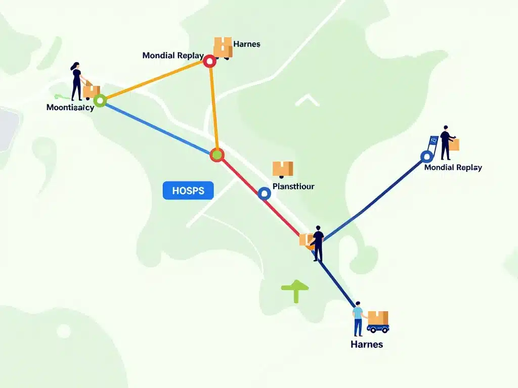 carte localisation mondial relay - agence de harnes