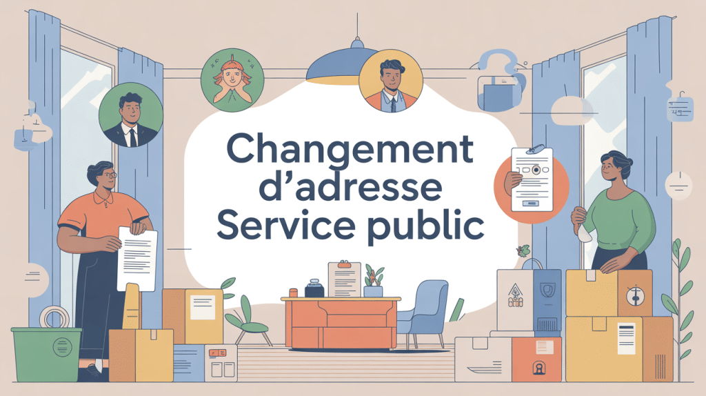 illustration service publique changement d adresse appartement formulaires