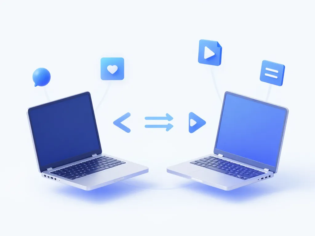 diagramme share drop connexion web