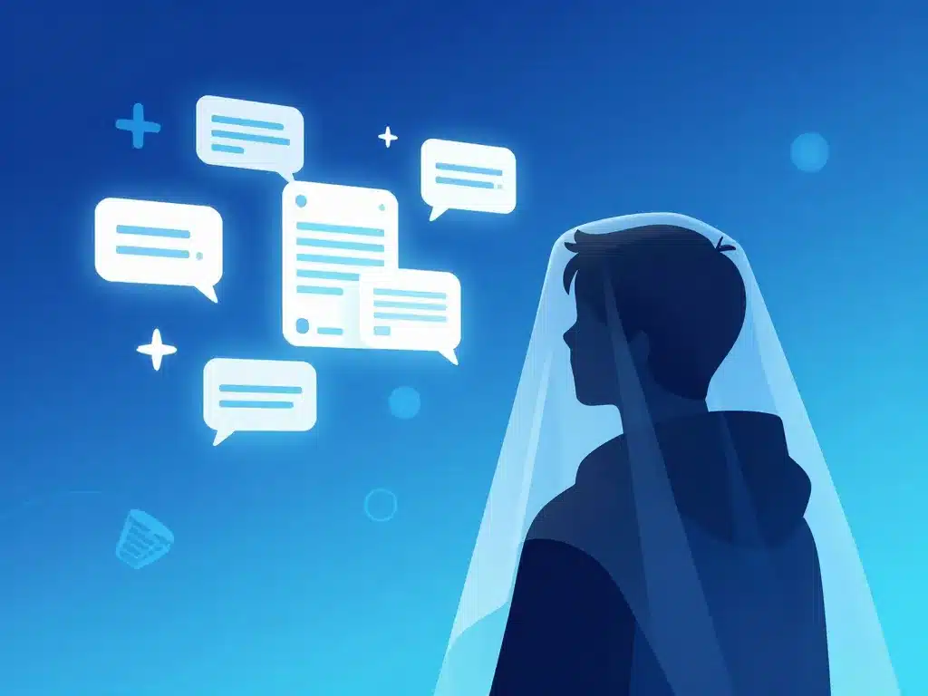 Métaphore anonymat storiesig stories Instagram