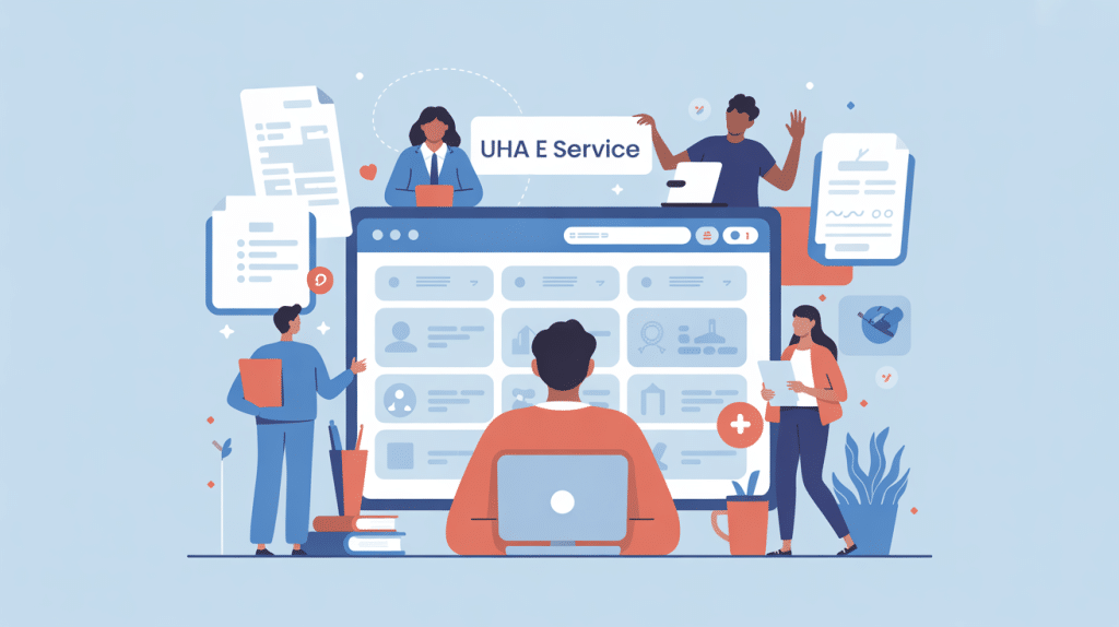 Illustration du portail uha e service pour démarches administratives