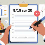 Illustration note 9/15 sur 20 contexte scolaire
