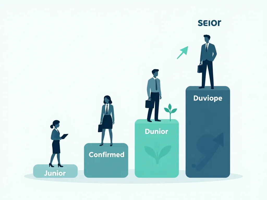 Business developer salaire évolution visuelle junior confirmé senior