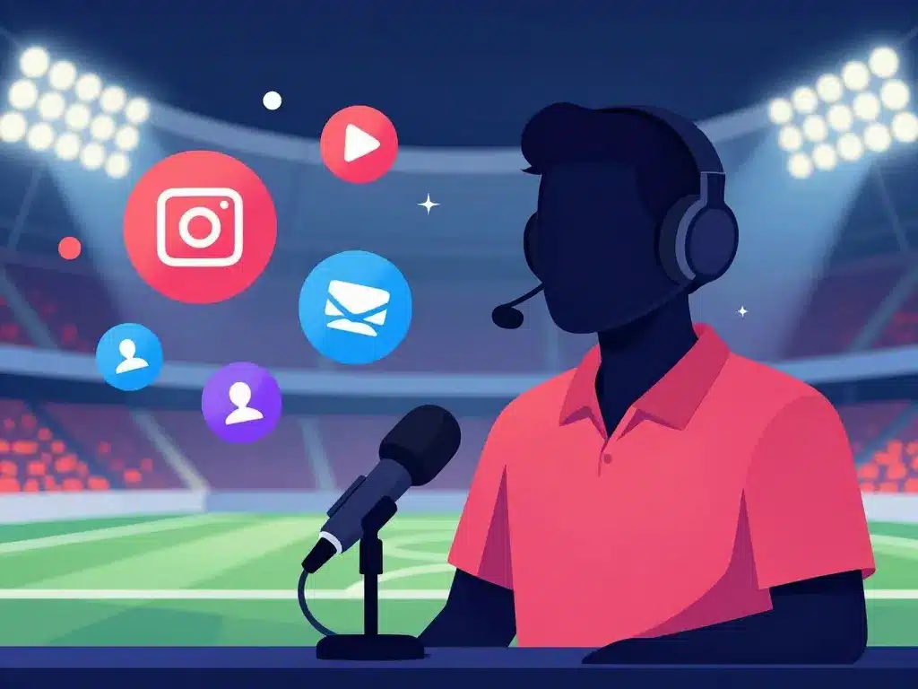 comment devenir commentateur sportif environnement digital stade