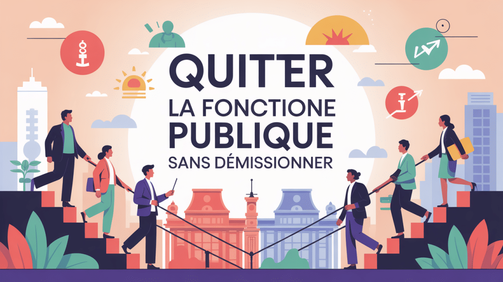 illustration des options pour comment quitter la fonction publique sans démissionner
