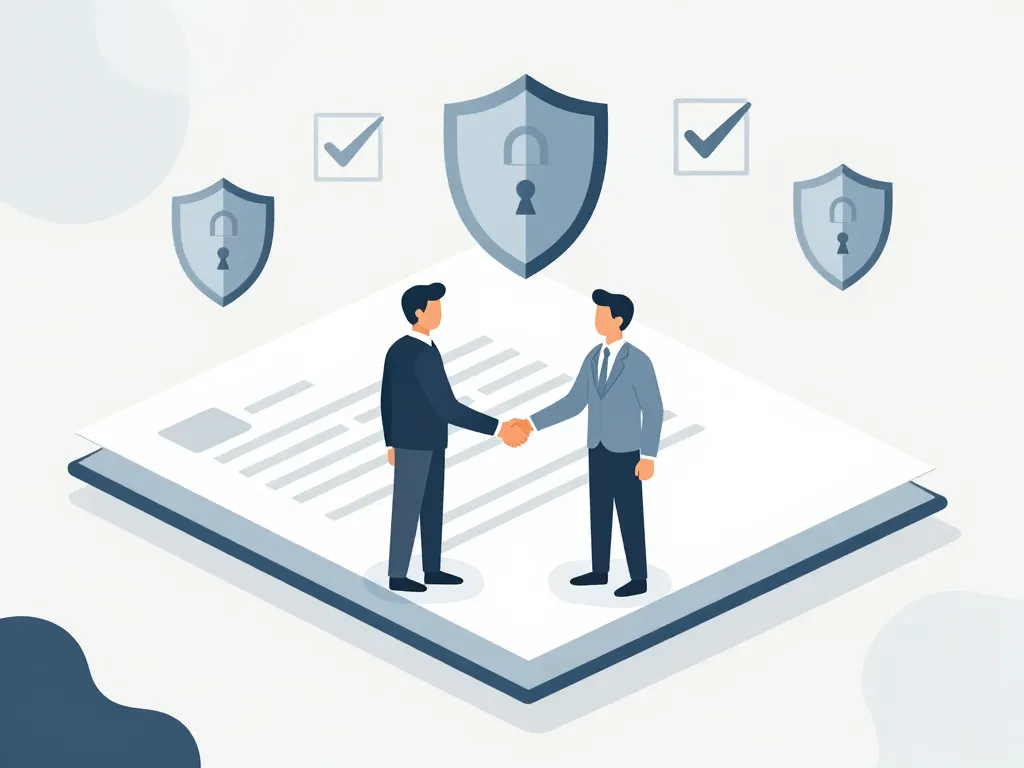 Illustration contrat freelance sécurisation première mission