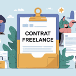 Visuel contrat freelance protection métiers indépendants