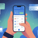 tableau de bord hello bank compte client sur smartphone