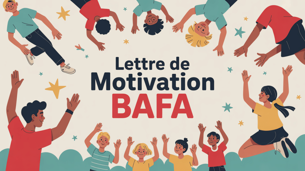 Illustration animation jeunesse pour lettre de motivation BAFA