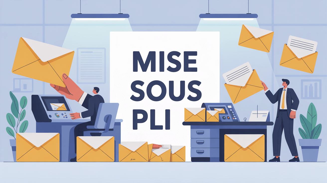 mise sous pli en entreprise automatisée et manuelle