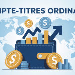 Qu'est ce qu'un compte titre illustration visuelle portefeuille et placements