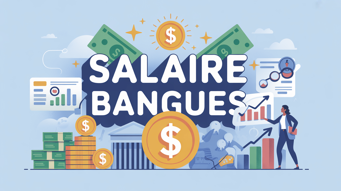 Illustration sur le salaire des banques en France