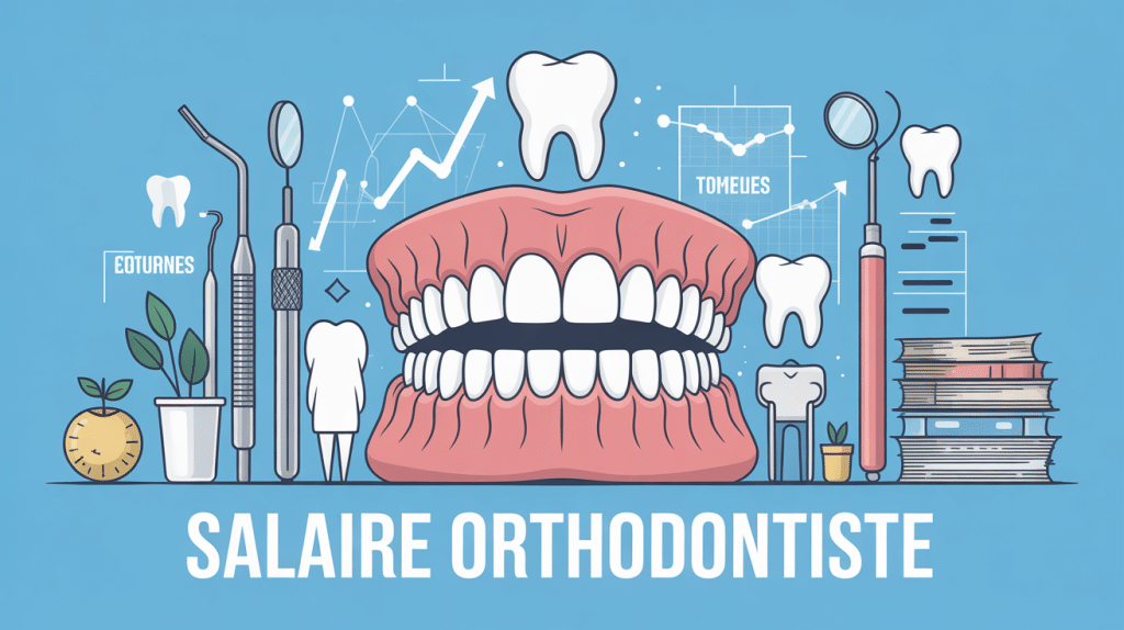 Illustration salaire orthodontiste France, monde orthodontie