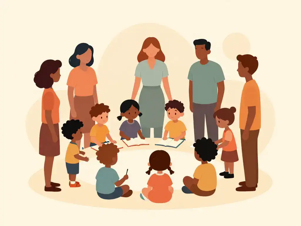 Taux d'encadrement animation illustration sécurité enfants