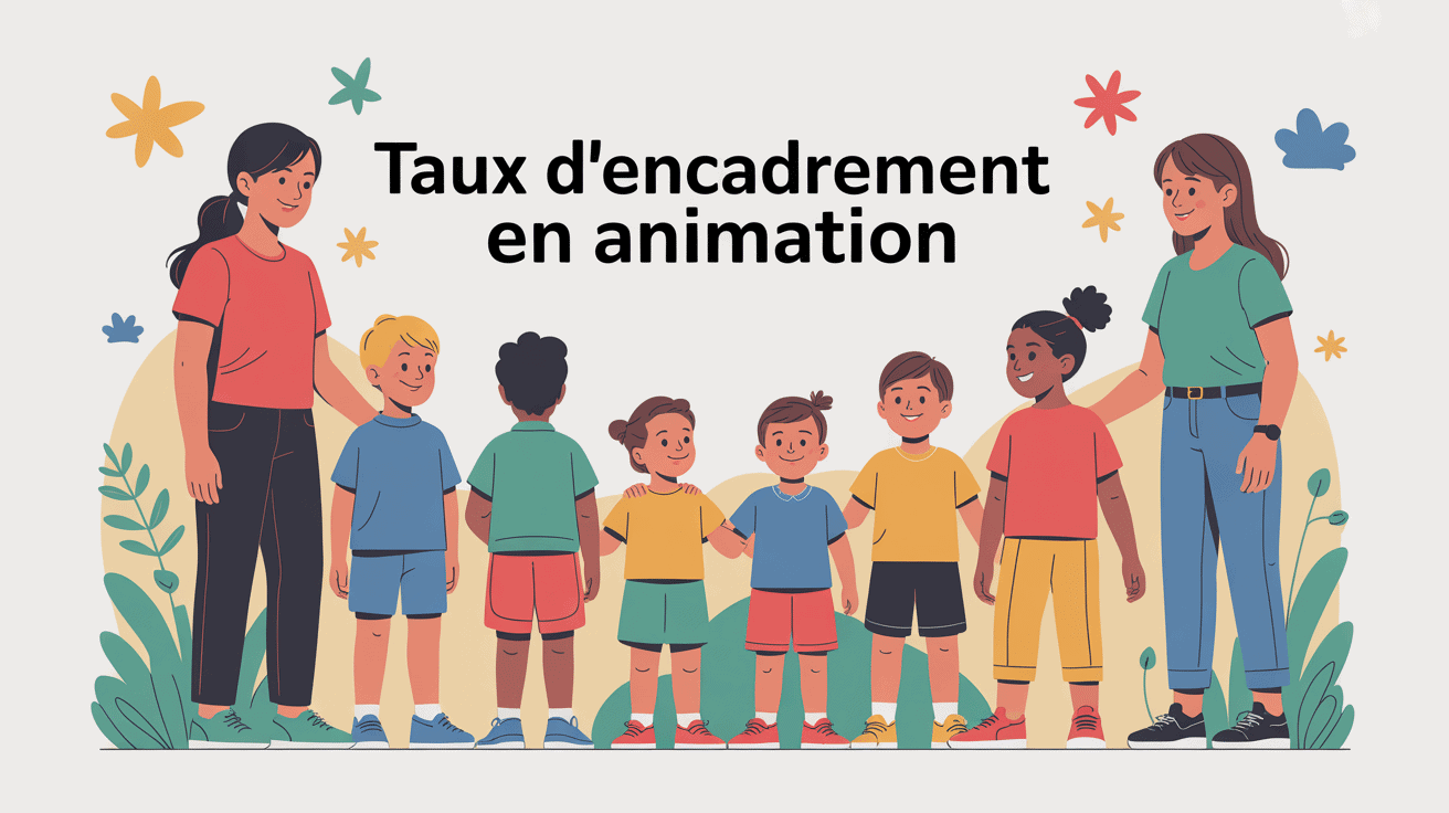 Taux d'encadrement animation animateurs enfants centre loisirs