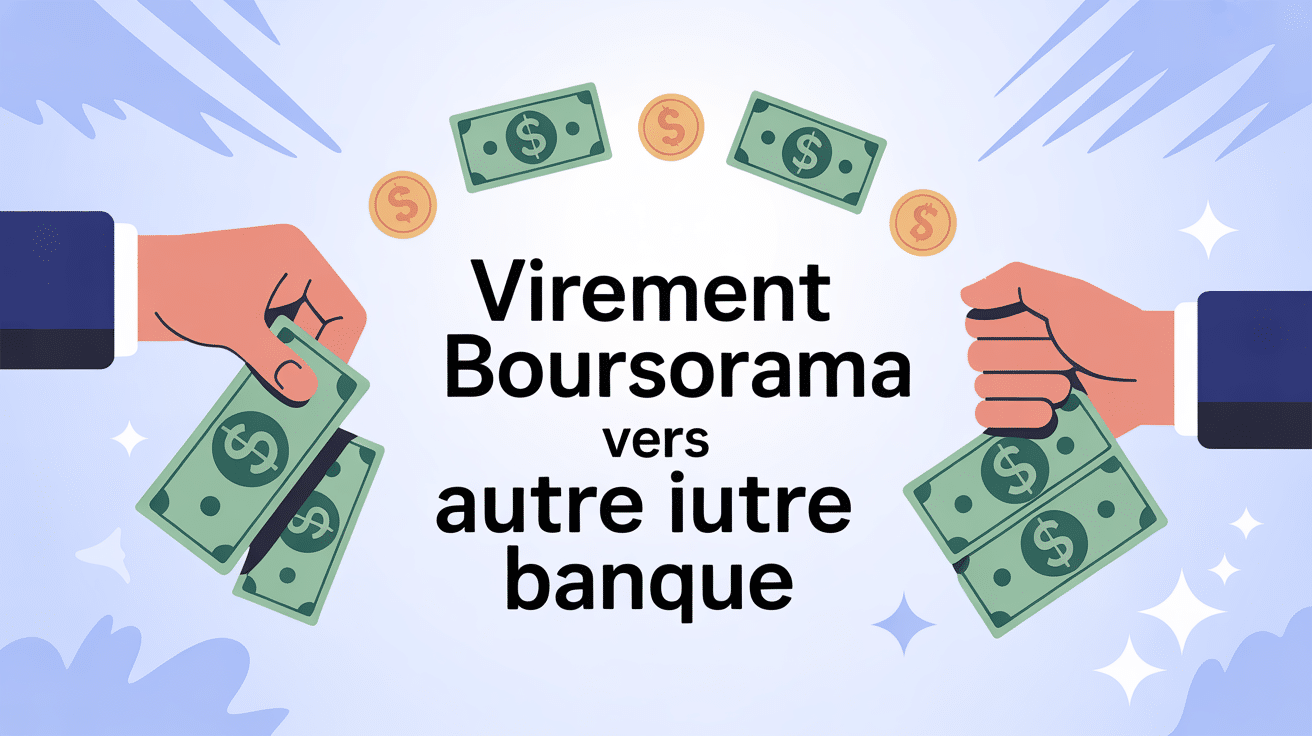 Transfert sécurisé virement Boursorama vers autre banque illustration