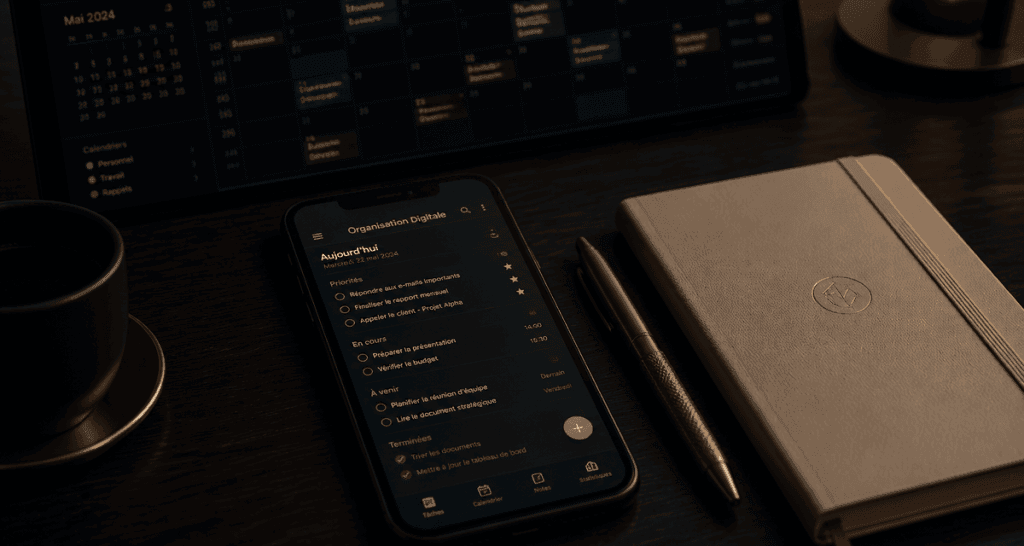 application pour s organiser smartphone bureau
