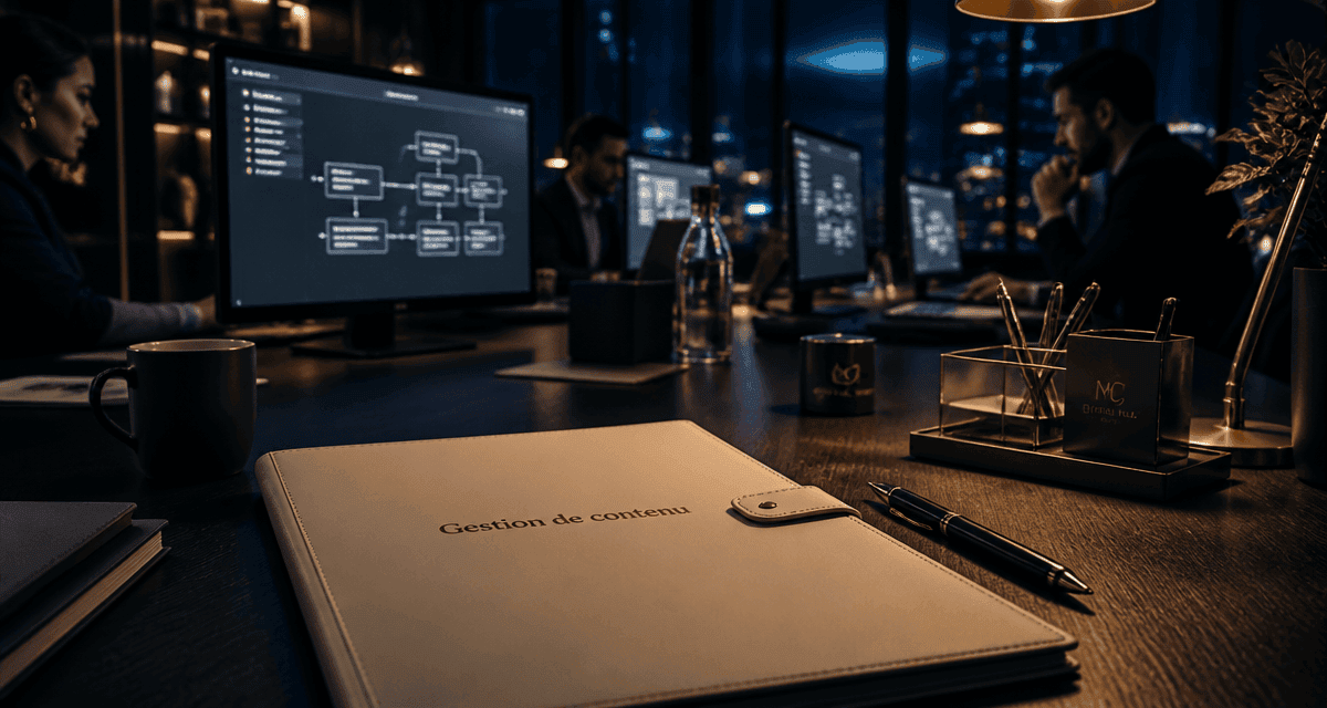 gestion de contenu bureau collaboratif