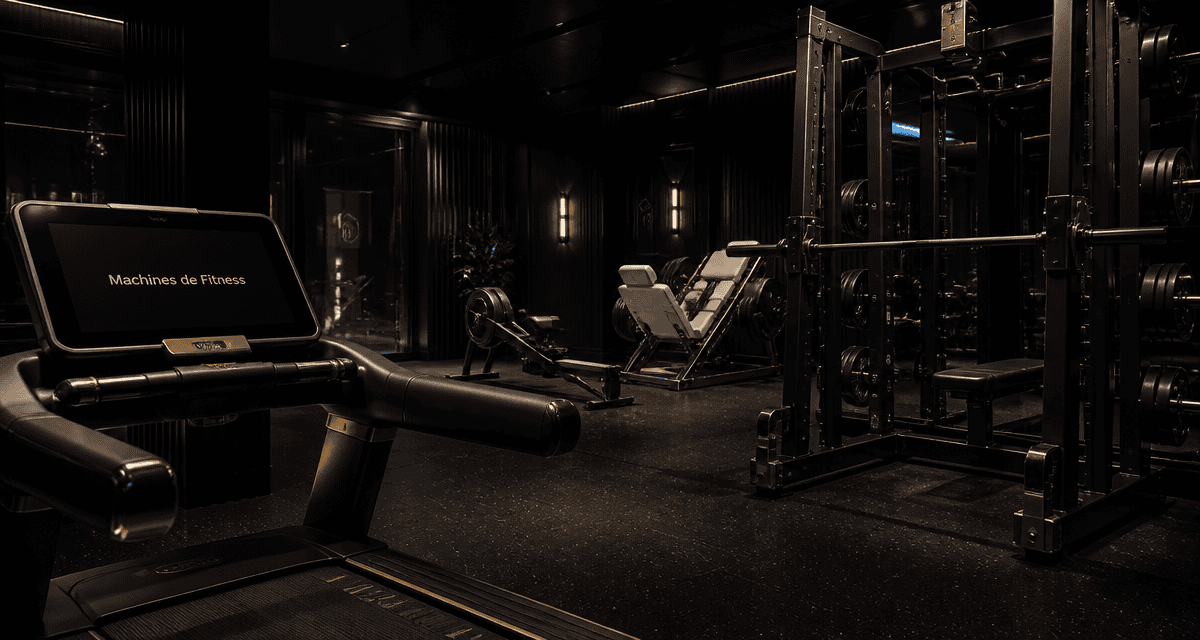 machines de salle de sport modernes et design