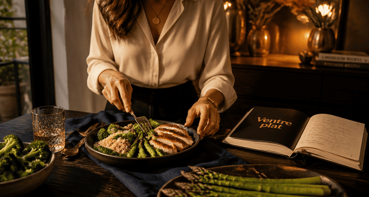 maigrir du ventre alimentation repas sain
